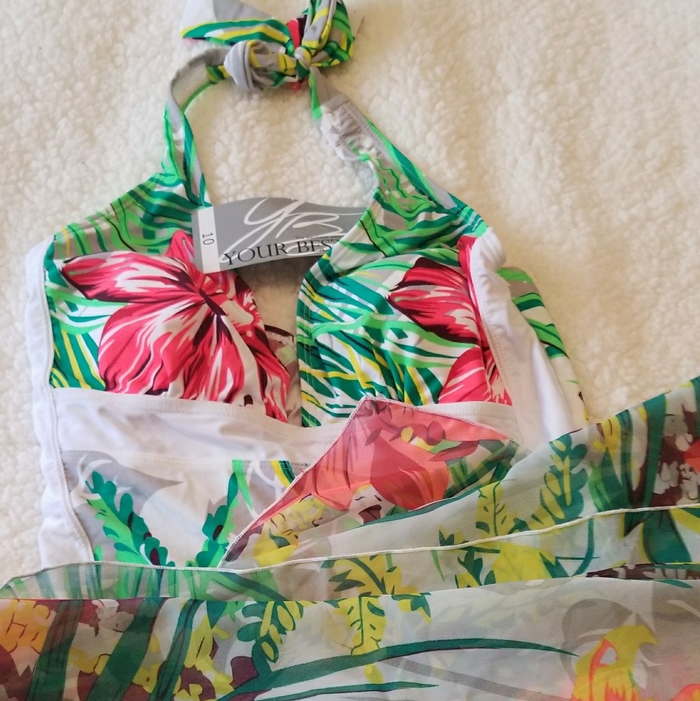 New! Swimsuit with matching cover up